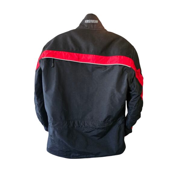 First Gear Motorcycle Hypertex Jacket Removable Lining Zip Up Size M - Picture 2 of 15